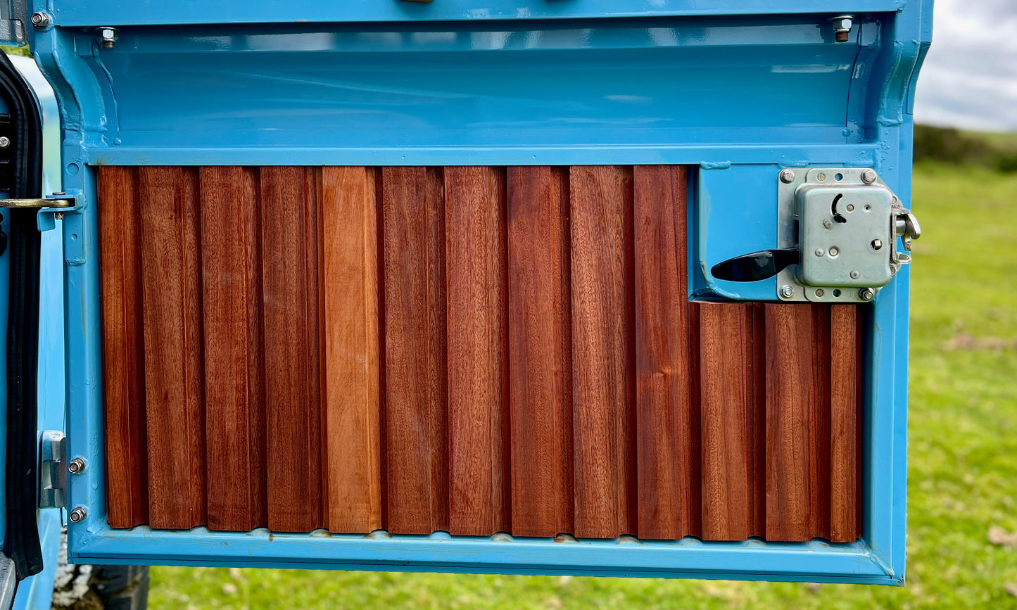 Defender 90 Soft Top - Hard wood Door Card Set