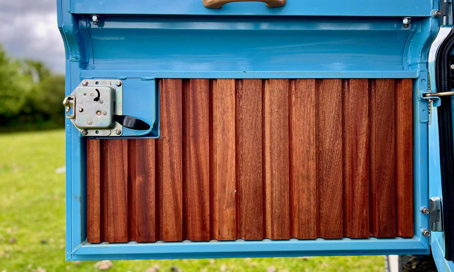 Defender 90 Soft Top - Hard wood Door Card Set